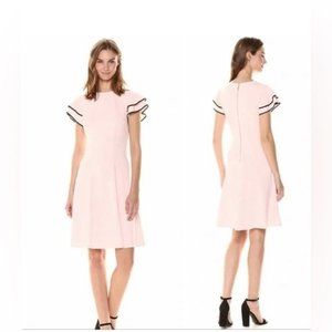 Tommy Hilfiger Women's Scuba Sheath Dress With Flutter Sleeves